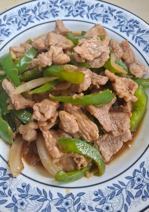 รูปของ หมูผัดพริกหวาน