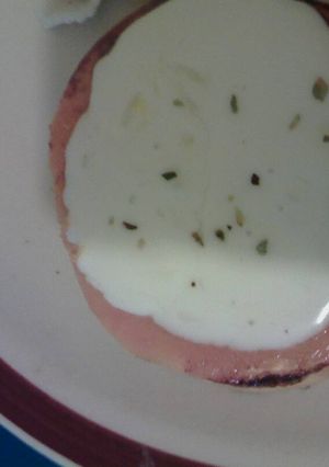 Una foto de Calabaza con queso derretido
