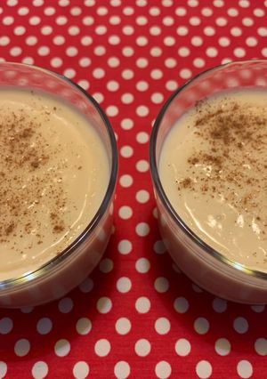 Una foto de Natillas de caramelo salado