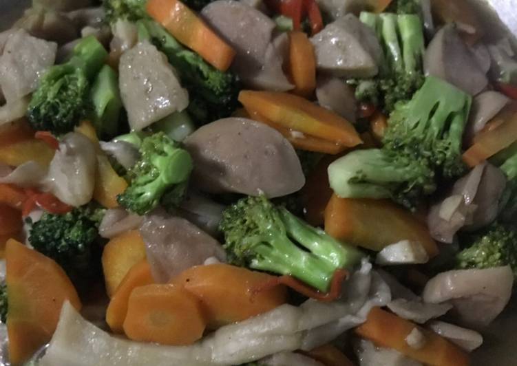 Bagaimana Menyiapkan Brokoli saus tiram, Sempurna