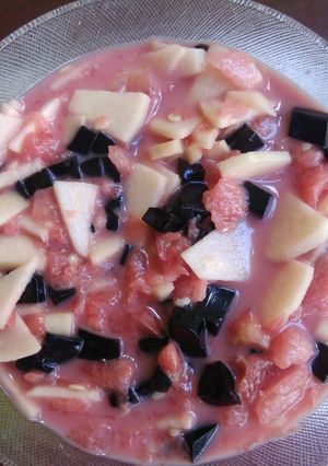 Foto resep Semangka susu kekinian