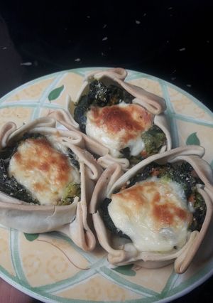 Una foto de Canastitas de espinaca