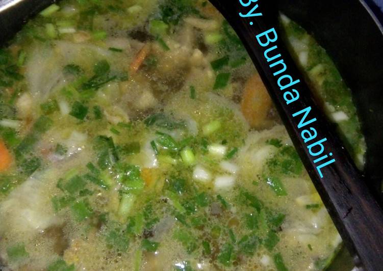 6.Sup ayam no ribet,smua orng bisa masak😁
