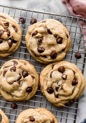 A picture of Vegan GF Chocolate Chip Cookies.