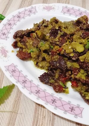 Foto resep Dendeng Cabe Ijo