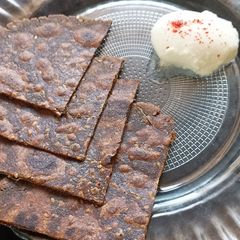 Ragi thepla A picture of Ragi thepla.