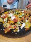 Loaded vegetarian nachos