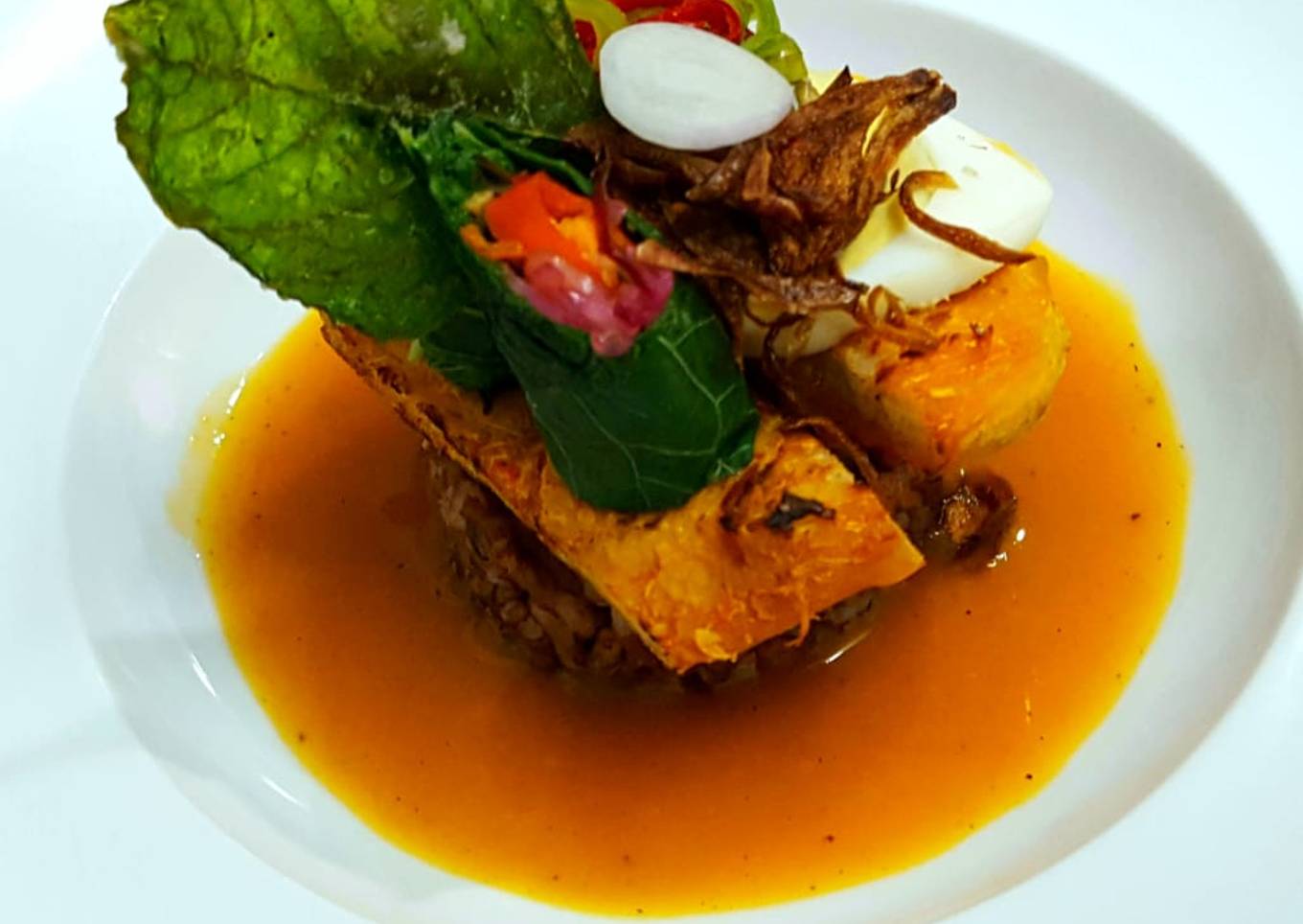 Ayam panggang kuah betutu