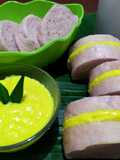 Roti Kukus Pontianak Ubi Ungu dng Selai Serikaya🍠