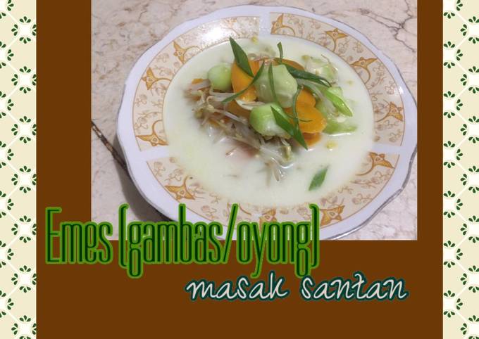 Resep Sayur Emes Masak Santan, Lezat Sekali