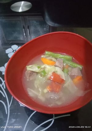 Foto resep Sayur Sop Daging Sapi Ala Mami