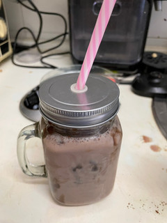 Una foto de Batido chocolate saludable