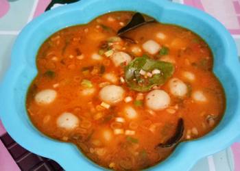 Resep Mudah Cilok kuah Super pedas Lezat Mantap