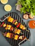 Pinchos veggie en Freidora de aire Peabody