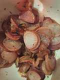 Keto Red Radish Chips