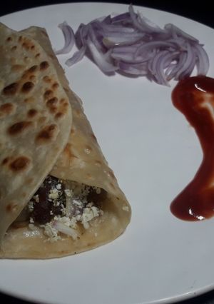A picture of Kidey beans roll.