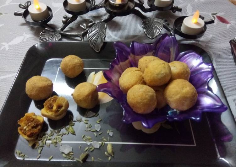 Recipe of Speedy Dry Fruits Mini Kachori