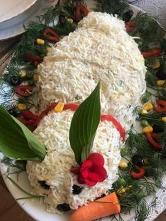 O poză a rețetei Salată de pui,,Memo".