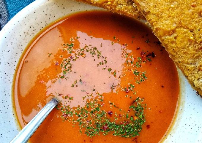 Recipe of Favorite Butternut Squash &amp; Sweet Potato Soup With Chilli