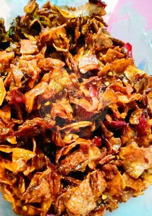 Foto resep Kering kentang pedas manis
