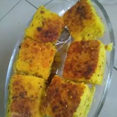 Khaman dhokla A picture of Khaman dhokla.