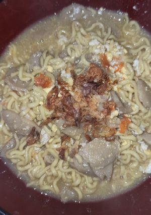 Foto resep Mie Telor Nyemek-Pedas