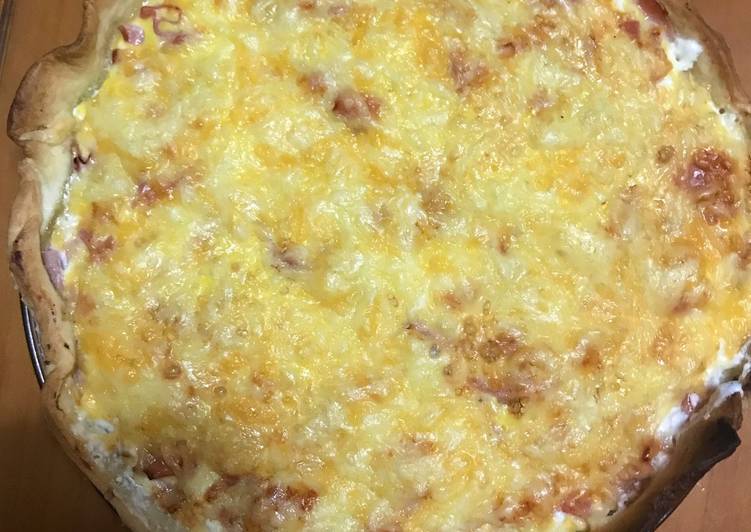 Quiche carbonara