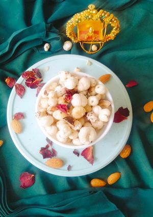 A picture of Makhana Coconut Paag 😋A Sweet Delight for Janmashtami.
