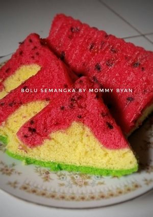 Foto resep Bolu Semangka