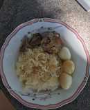 Xôi bắp pate xíu mại trứng cút