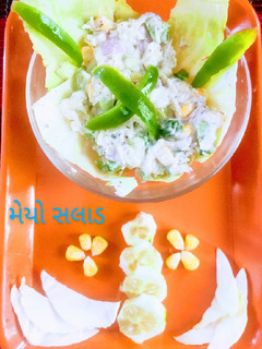 મેયો સલાડ (Mayo Salad Recipe In Gujarati) રેસીપી મુખ્ય ફોટો