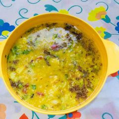 A picture of Oats Vegetables Khichdi.