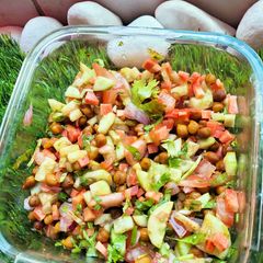 Chatpata chana salad A picture of Chatpata chana salad.