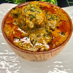 A picture of Dad's Favourite Ofe Akwu (Banga Stew).