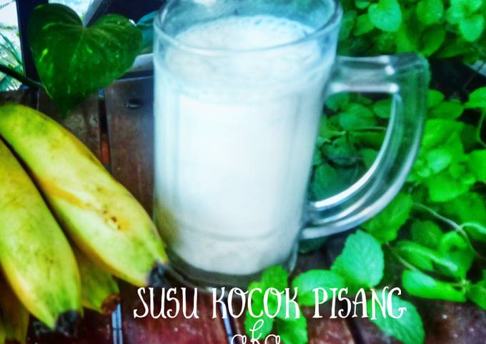 Susu kocok pisang / Jus susu pisang