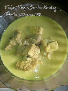 Foto resep Tahu Tempe Bumbu Kuning