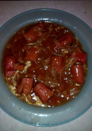 Foto resep sosis asam manis