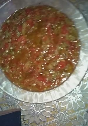 صورة لوصفة حميص بالفلفل الحار بزيت الزيتون