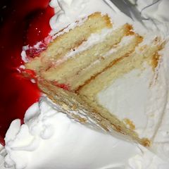 A picture of Vanilla sponge cake.