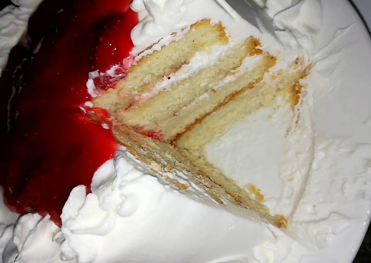 Vanilla sponge cake