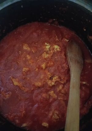 Una foto de Huevo Con Chile Guajillo 😍😍