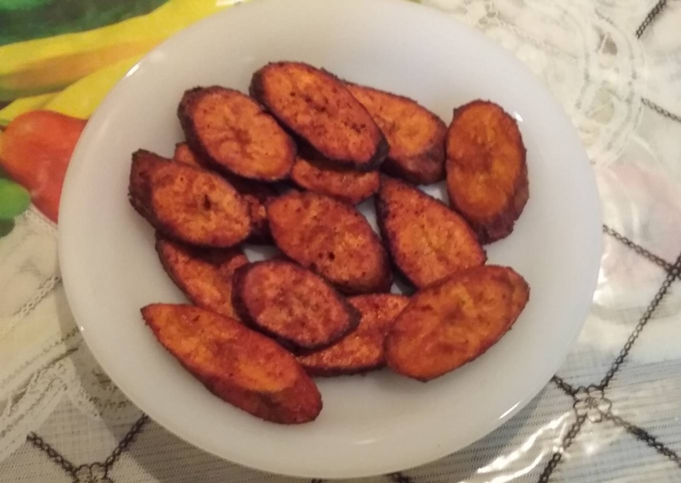 Tandoori Raw Banana fries