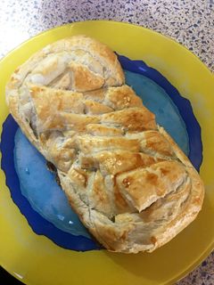 Una foto de Hojaldre relleno de chocolate