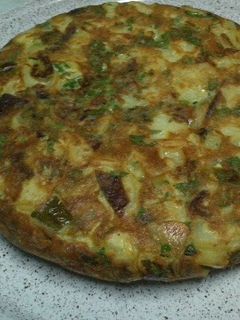 Una foto de Tortilla española con verduras