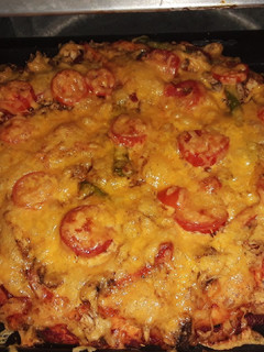 A picture of Homemade pizza.