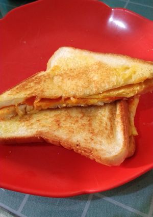 Foto resep Toast roti dan telur simpel untuk sarapan