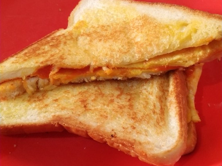 Resep Toast roti dan telur simpel untuk sarapan Anti Gagal