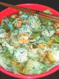 Mike's Asian Chicken Dumpling Soup With Shrimp