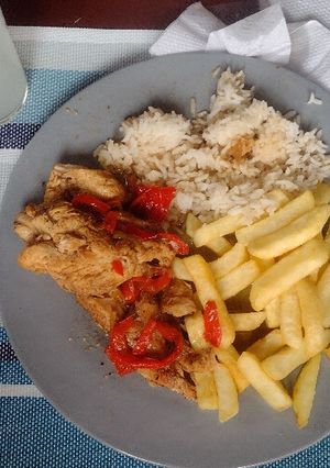 Una foto de Pollo a la Coca-Cola pimentón