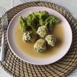 Albóndigas de pollo y espinacas